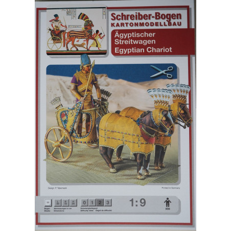 Egyptian Pharaoh in a Chariot - the Figurine