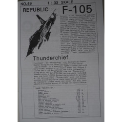 Republic F-105D «Thunderchief» «The Polish Glider» — истребитель-бомбардировщик США