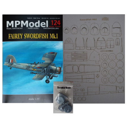 Fairey «Swordfish» Mk.I — британский палубный торпедоносец-бомбардировщик-разведчик - набор