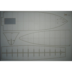 HMS "Albatross" - the Australian/ British seaplane carrier - a laser cut parts