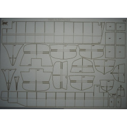 HMS "Albatross" - the Australian/ British seaplane carrier - a laser cut parts