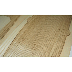 HMS "Albatross" - the Australian/ British seaplane carrier - a laser cut wooden deck details