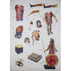 Greek hoplite (spearman) - figurine