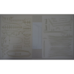Galway Hooker - the Irish fishing and transport sail vessel - a laser cut parts