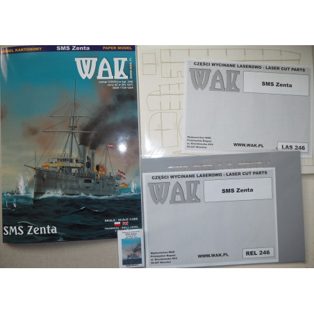 SMS "Zenta" - the Austro-Hungarian armored cruiser - a kit