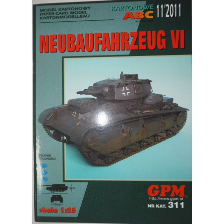 "Neubaufahrzeug VI" - the German heavy tank