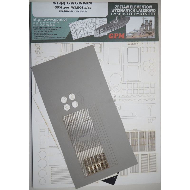 ST44-935 "Gagarin" – the Soviet/ Polish diesel locomotive - a laser cut parts
