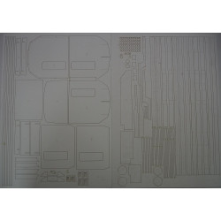 ST44-935 "Gagarin" – the Soviet/ Polish diesel locomotive - a laser cut parts