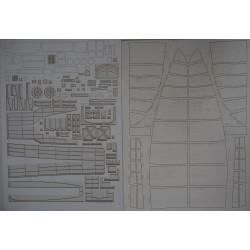 „Halny“ – the Polish rescue ship - a laser cut parts