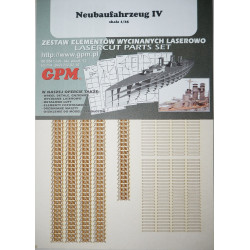 "Neubaufahrzeug VI" - the German heavy tank - laser cut caterpilars - strips