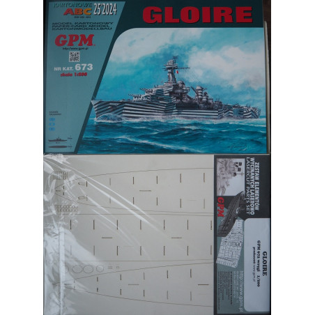 "Gloire" - Prancūzijos lengvasis kreiseris - rinkinys