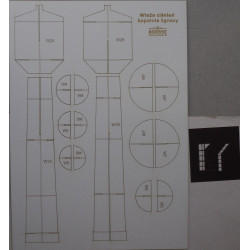 "Kosciuszko" Mine Water Supply Tower - Observation Deck - a laser cut parts