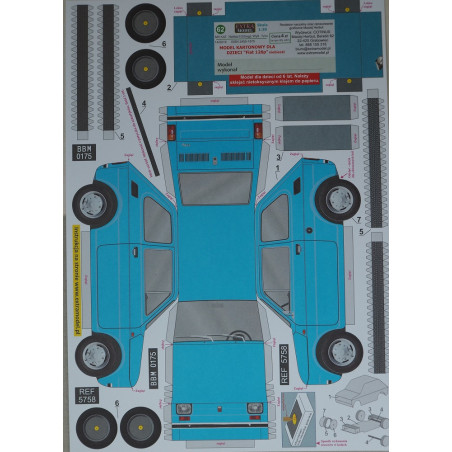 FIAT 126p “Maluch” - the Polish PR light passenger car car (blue)