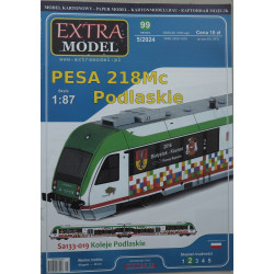 "PESA 218Mc" (Sa 133-019) – Polish rail bus ("Podlaskie Woiwodeship Railways")
