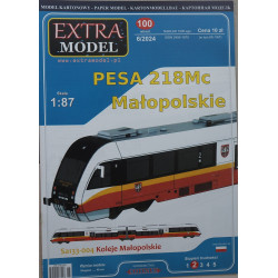 "PESA 218Mc" (Sa 133-004) – Polish railbus (Lesser Poland Railways)