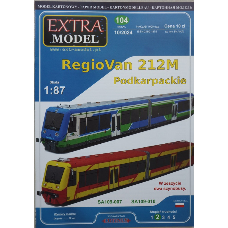 "Regio Van" 212M - Lenkijos bėginis railbusas ("Pakarpatės Vaivadijos geležinkeliai")