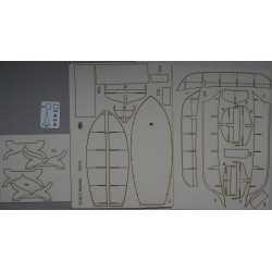 „Spray“- yacht of J. Slocum - laser cut parts