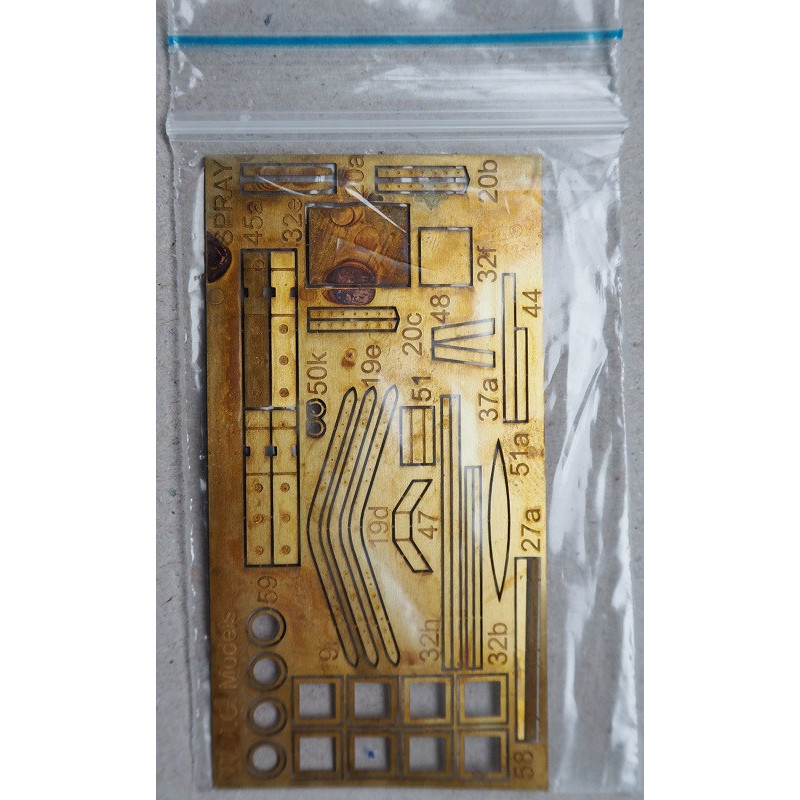 „Spray“- yacht of J. Slocum - photo-etched details