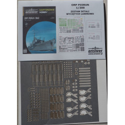 ORP «Piorun» - польский эскадренный миноносец (вид 1943 года) - набор