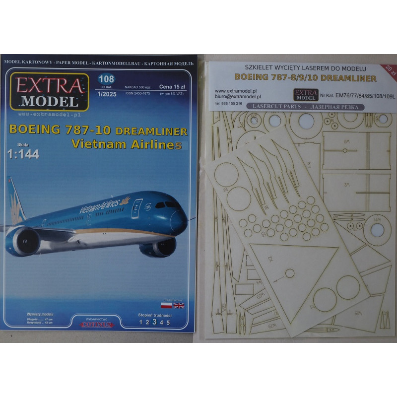 Boeing 787-10 „Dreamliner“ – the American/ Vietnam passenger liner - a kit