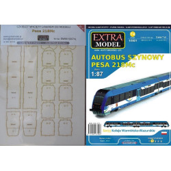 "PESA 218Mc" (Sa 133) - the Polish rail bus ("Warminsko - Mozurskie Woiwodeship Railways") - a kit