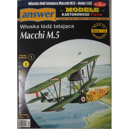 «Macchi» M.5 – итальянская летающая лодка-разведчик
