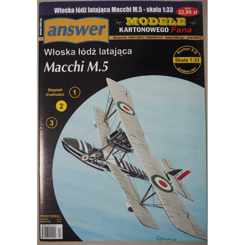 «Macchi» M.5 – итальянская летающая лодка-разведчик (II издание)