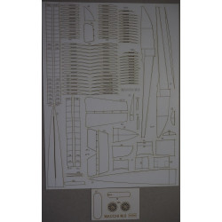 Macchi M.5 – Italijos skraidanti žvalgybinė valtis - lazeriu pjautos detalės