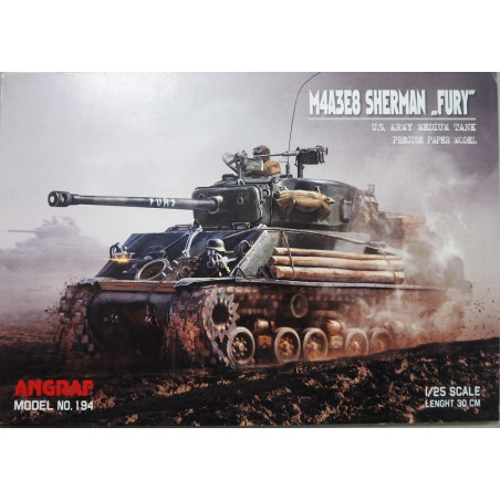 M4A3E8 "Sherman" "Fury" - JAV vidutinis tankas