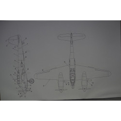 Messerschmitt Me-410A-1 - the German heavy fighter-bomber