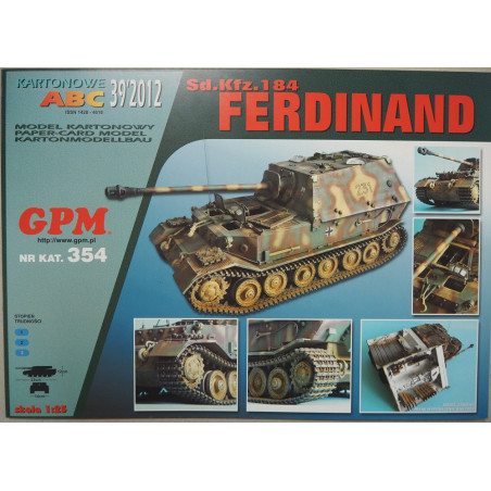 Sd. Kfz. 184 "Ferdinand" - Vokietijos sunkusis savaeigis artilerijos pabūklas