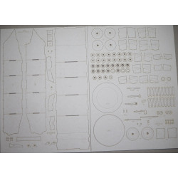 "Neubaufahrzeug VI" - the German heavy tank - a laser cut parts
