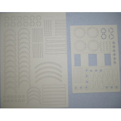 Sd. Kfz. 184 "Ferdinand" - German heavy self-propelled artillery gun (SPAG) - a laser cut parts