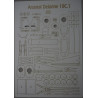 «Arsenal Delanne 10c.1» - французский экспериментальный истребитель - вырезанные лазером детали