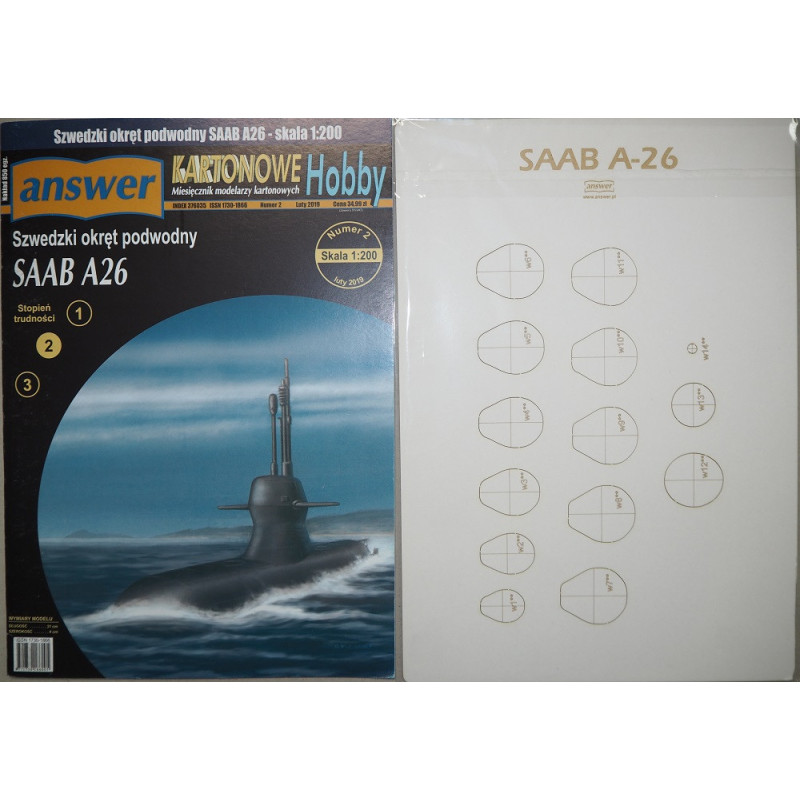 SAAB A26 - the Swedish submarine - a kit