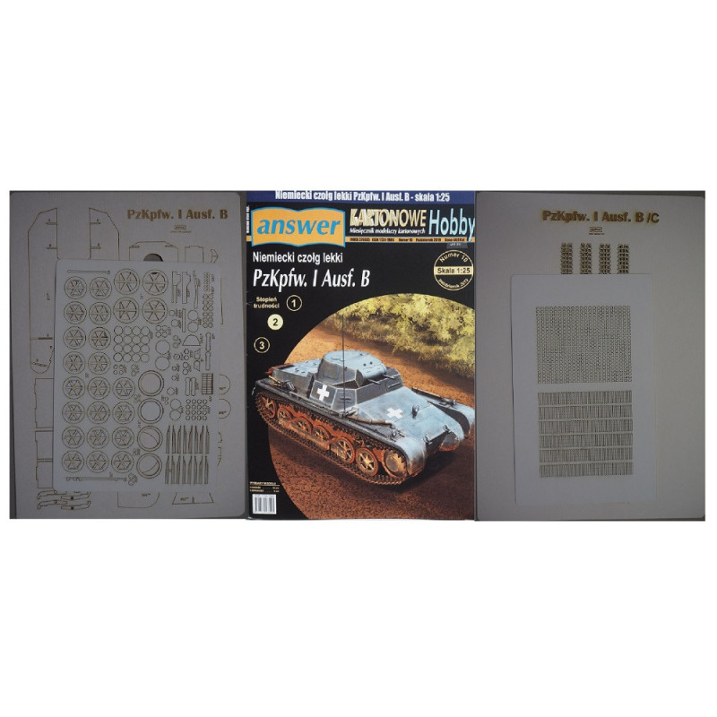 Pz. Kpfw. I Ausf. B - the German light tank - a kit