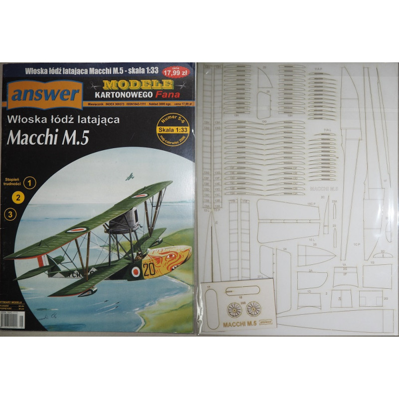 Macchi M.5 – Italijos skraidanti žvalgybinė valtis (I leidimas) - rinkinys