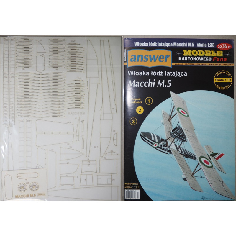 «Macchi» M.5 – итальянская летающая лодка-разведчик (II издание) - набор