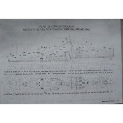 ORP «Kujawiak» — польский эскортный миноносец (вид на 1942 год)