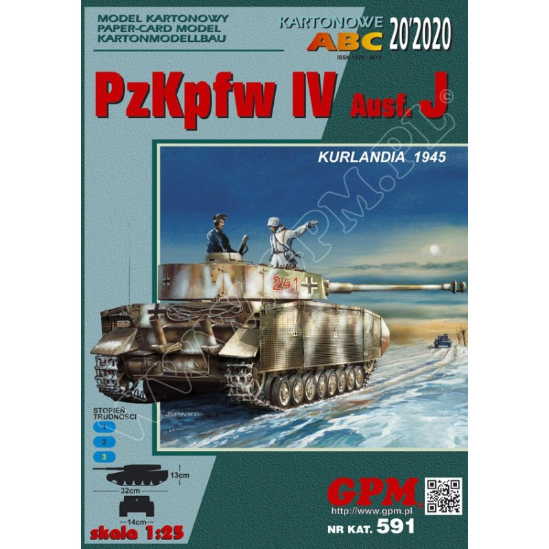 Pz. Kpfw. IV. Ausf. J, Куршский полуостров 1945 г. — немецкий средний танк.