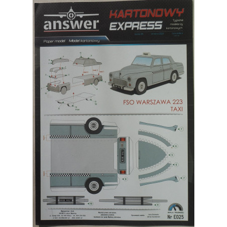 FSO "Warszawa" 223 Taksi - Lenkijos lengvasis automobilis