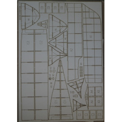 M1069 "Homburg" - the German minesweeper  - lasser cut details