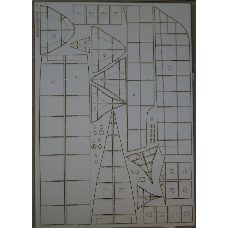M1069 "Homburg" - the German minesweeper - lasser cut details M1069 "Homburg" - the German minesweeper - lasser cut details