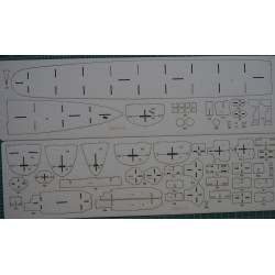 USS "Bagley" (DD-386) - JAV Eskadrinių minininkų lyderis - lazeriu pjautos detalės