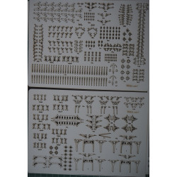"Pobieda" - the escadre battleship of Tsarist Russia - a laser-cut deck equipment details