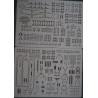 "Tsesarievich" - the escadre battleship of Tsarist Russia - a laser-cut deck equipment details