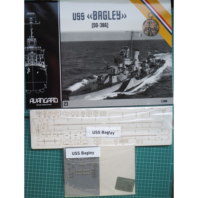 USS "Bagley" (DD-386) - JAV Eskadrinių minininkų lyderis - rinkinys