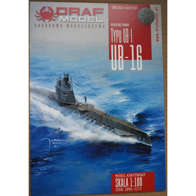 "UB-16" - the German "UB-1" type submarine