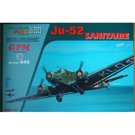 Junkers Ju-52/3m «Sanitaire» — немецкий санитарно-транспортный самолёт