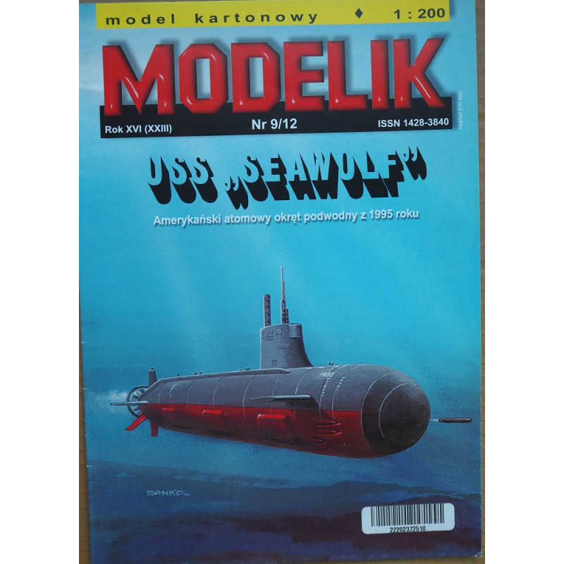 USS "Seawolf" - JAV 1995 metų atominis povandeninis laivas